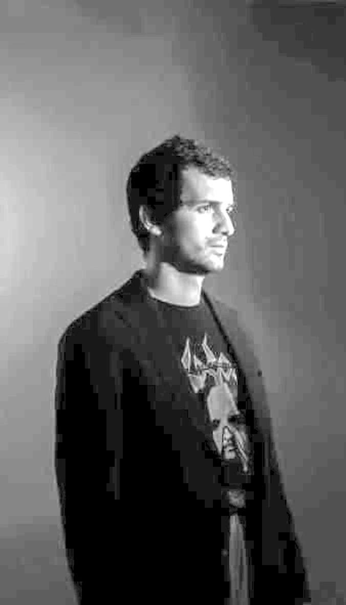Black and white portrait of Julio Kowalenko